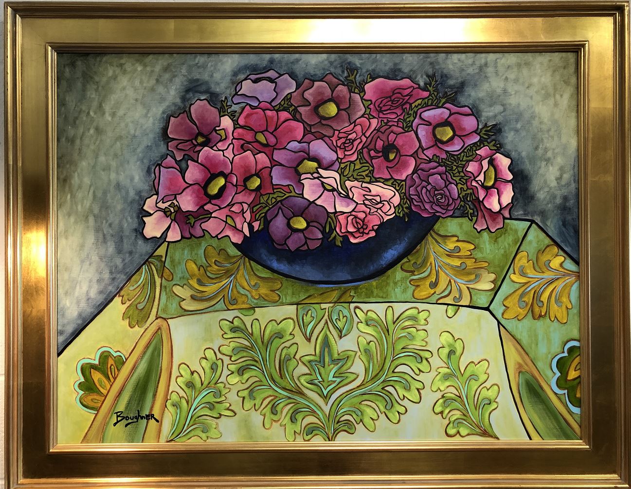 Elisa Boughner – “painting 936” Unique Oil Painting