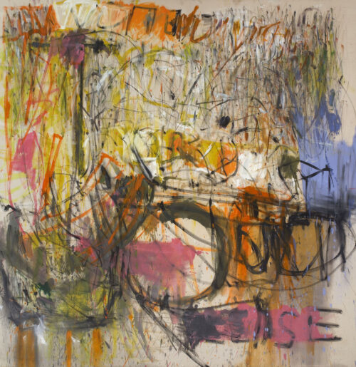 Karl Bielik - "Pleaser", a unique, very large scale painting
